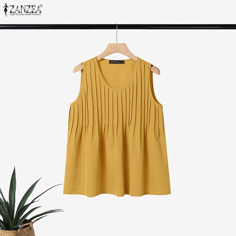 Summer Clothing Holiday - ZANZEA Plus Size 5XL Damen-Tanktop mit