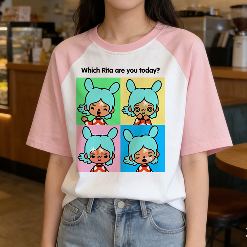 Summer Goth Clothing - Toca Boca Shirt Teen Gyaru 2000er