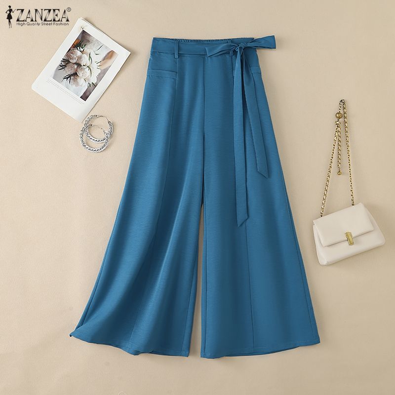 Palazzo Pant Wide - Damen Plus Size 5XL Fließende Weite