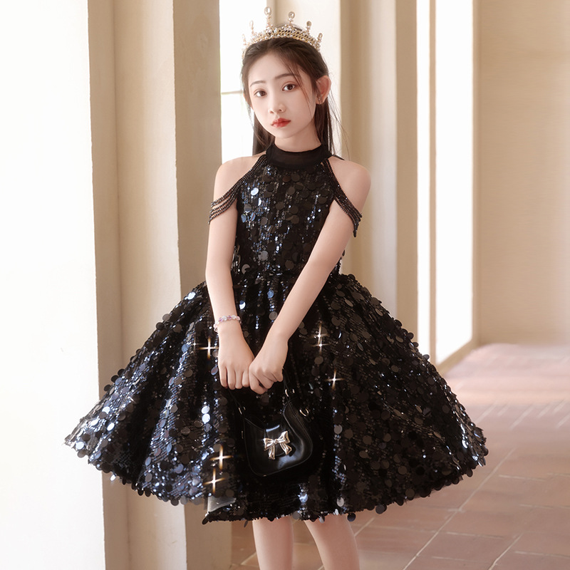 Summer Light Clothing - Schwarzes Mädchen Kleid leichte Luxus Nische