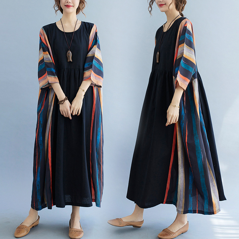 Indian Summer Vintage Clothing - Indisches pakistanisches Kleid für Damen, böhmischer