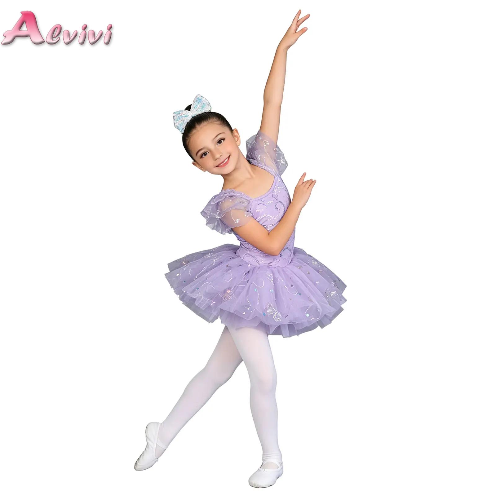 Summer Clothing Girls - Kinder Prinzessinnen-Aufführungskleidung Elegantes Ballettkleid Trikots für