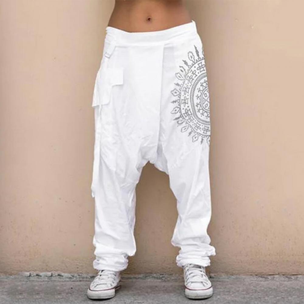 Summer Clothing Drop - Retro Gedruckt Frauen Lose Hosen Low