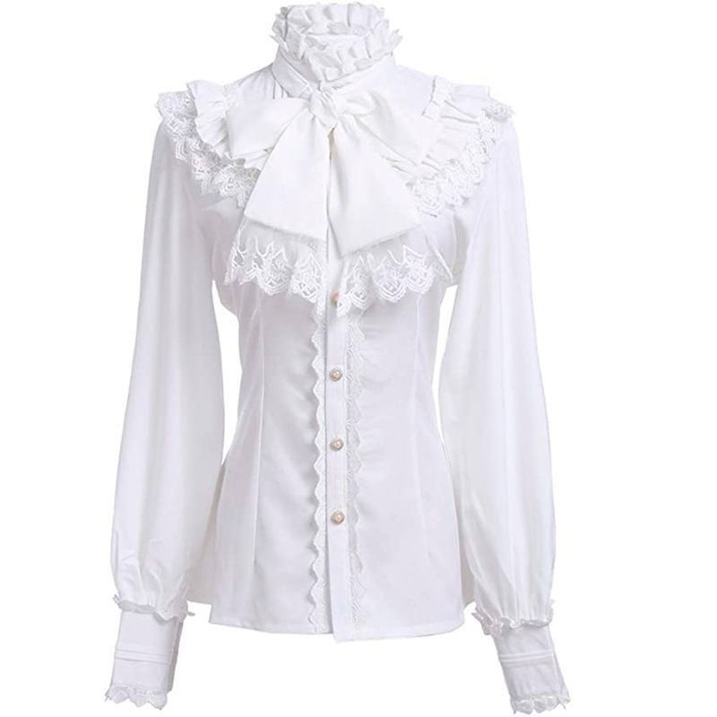 Summer Clothing Drop - 2026 Sommer Damen Lolita Bluse Hemd
