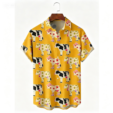 Summer Clothing Holiday - Modisches Hawaiianisches Urlaubs-Strand-Blumen-Katzenhemd 2026 Beste Ethnische