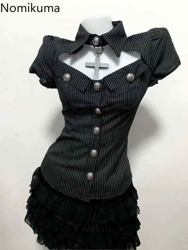 Goth Zweiteiler Damenkleidung  – Summer Goth Clothing Bewertung und Preis