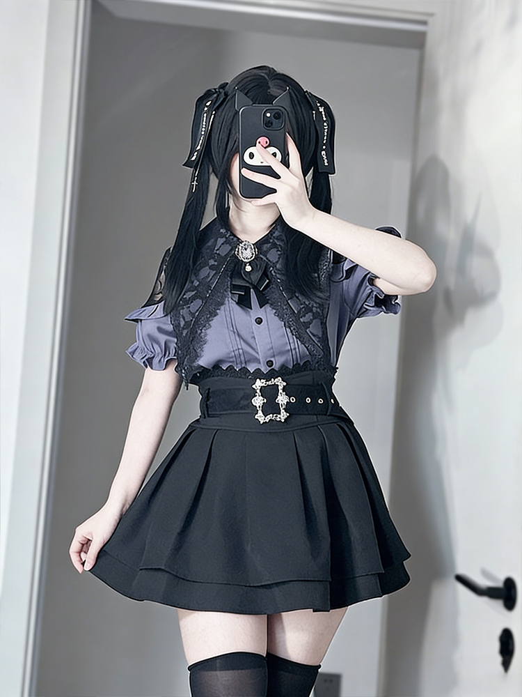 Gothic-Stil Schulterfreies Hem – Summer Goth Clothing Bewertung und Preis