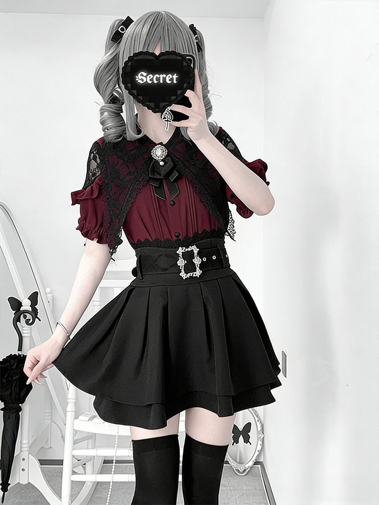 Gothic-Stil Schulterfreies Hem – Summer Goth Clothing Bewertung und Preis