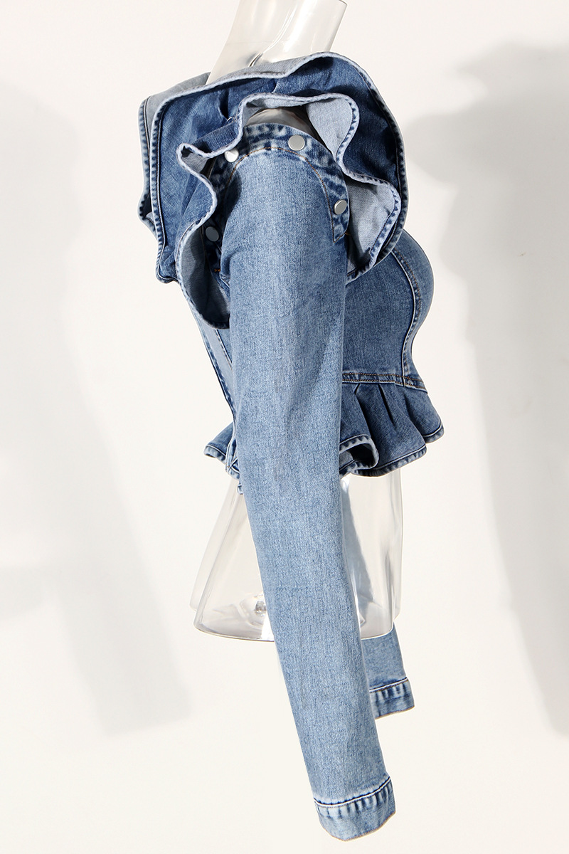 Sexy schulterfreie Jeansbluse  – Crop Blouse Linen Bewertung und Preis