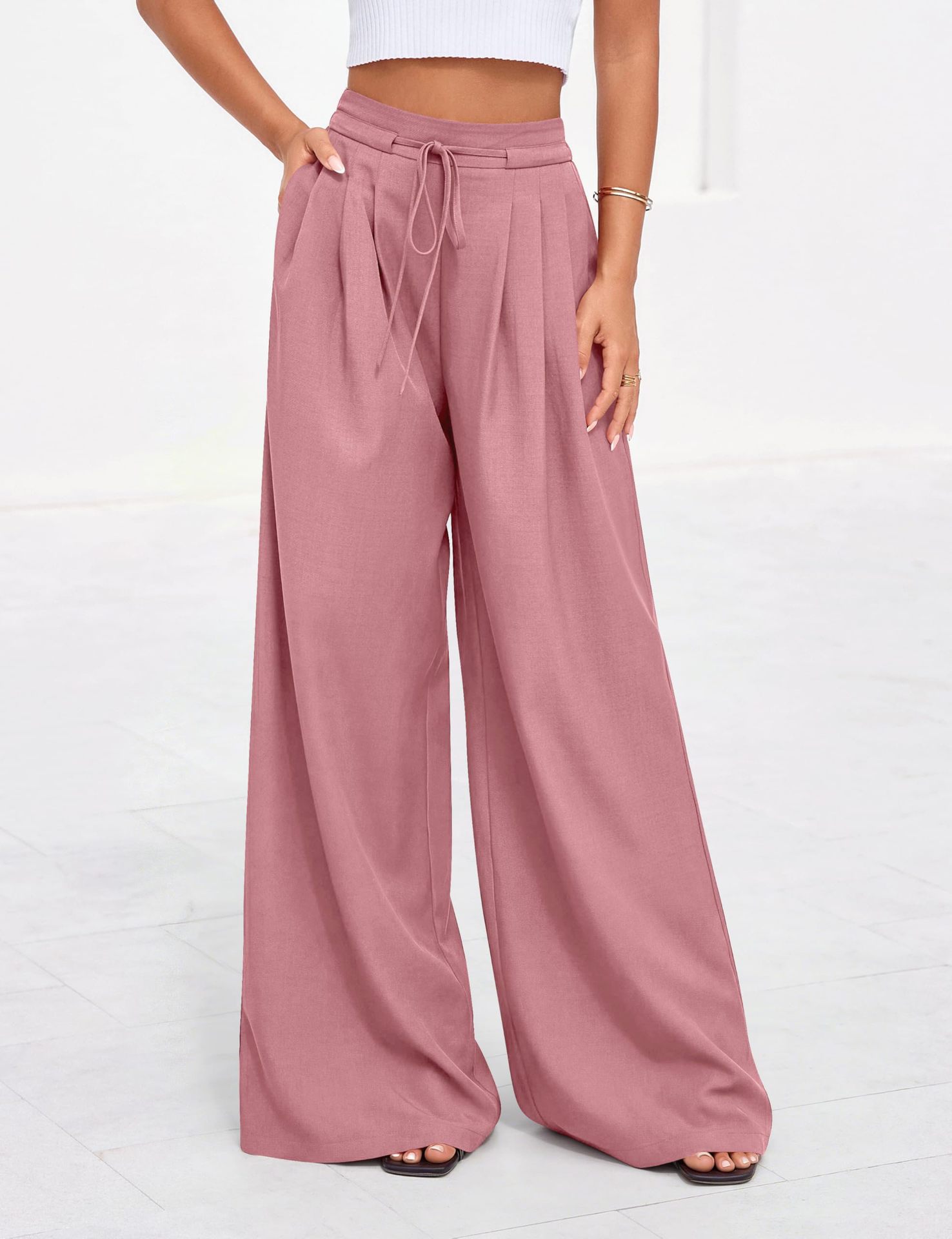Damen High-Waist-Hose mit Kord – Palazzo Pant Wide Bewertung und Preis
