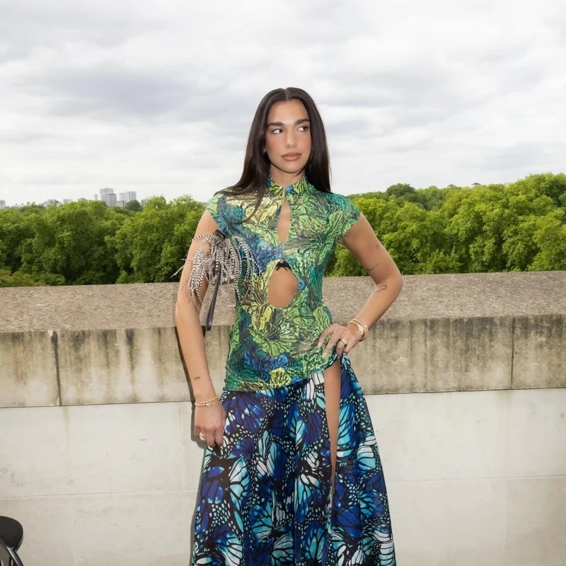 Bedrucktes Patchwork-Kleid für – Summer Clothing Drop Bewertung und Preis