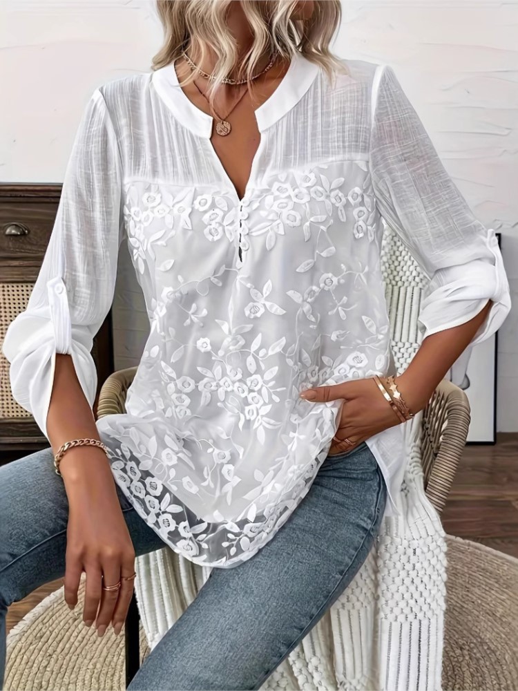 Mode Weiß Spitze Shirt Top Für – Summer Clothing Holiday Bewertung und Preis