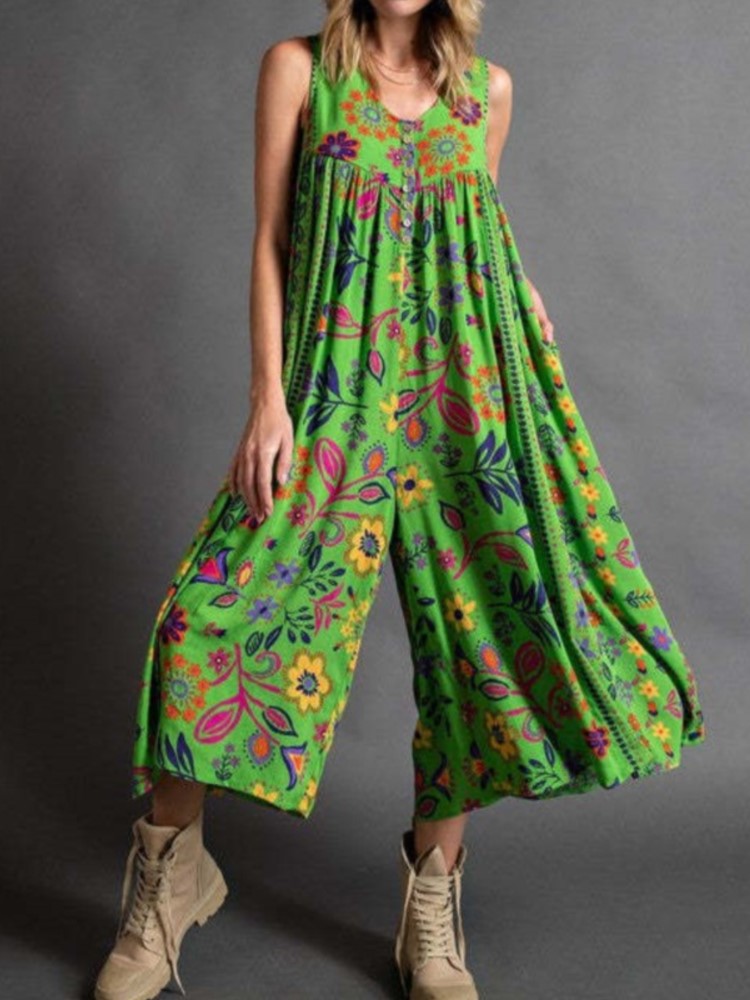 Mode Druck Overall Für Frauen  – Summer Clothing Holiday Bewertung und Preis