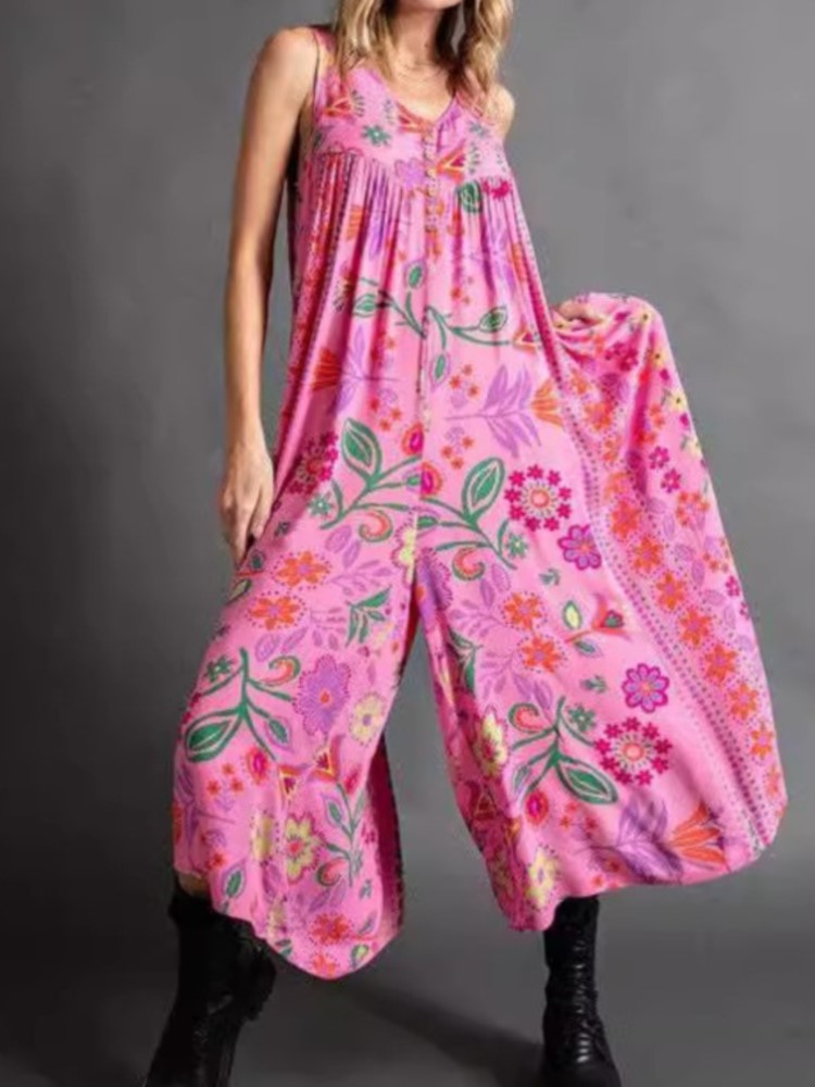 Mode Druck Overall Für Frauen  – Summer Clothing Holiday Bewertung und Preis