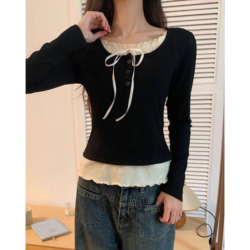 Herbst Kawaii Süße Y2k Crop To – Crop Blouse Linen Bewertung und Preis