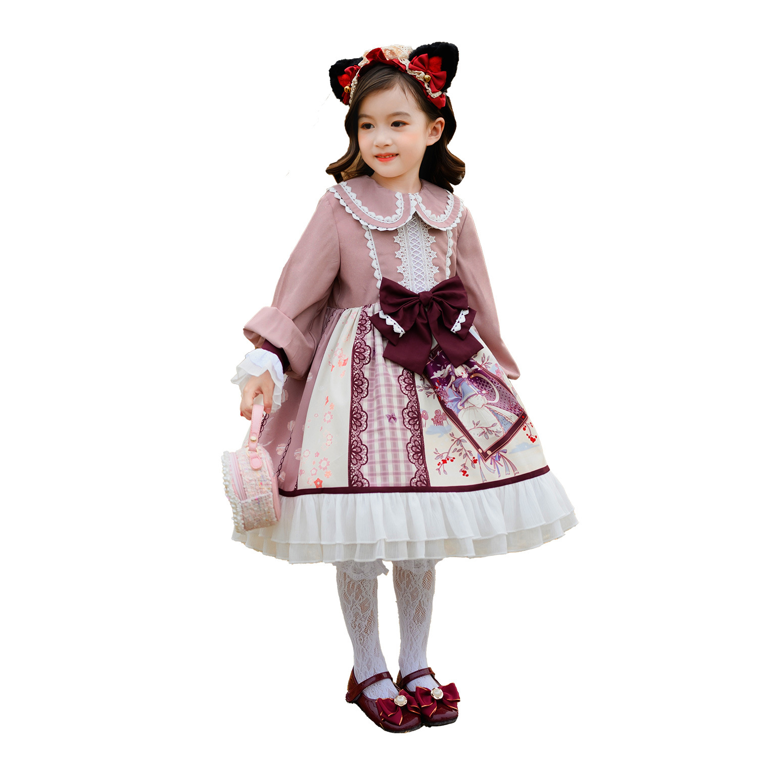 Kinder-Lolita-Kleidung Langärm – Summer Clothing Girls Bewertung und Preis