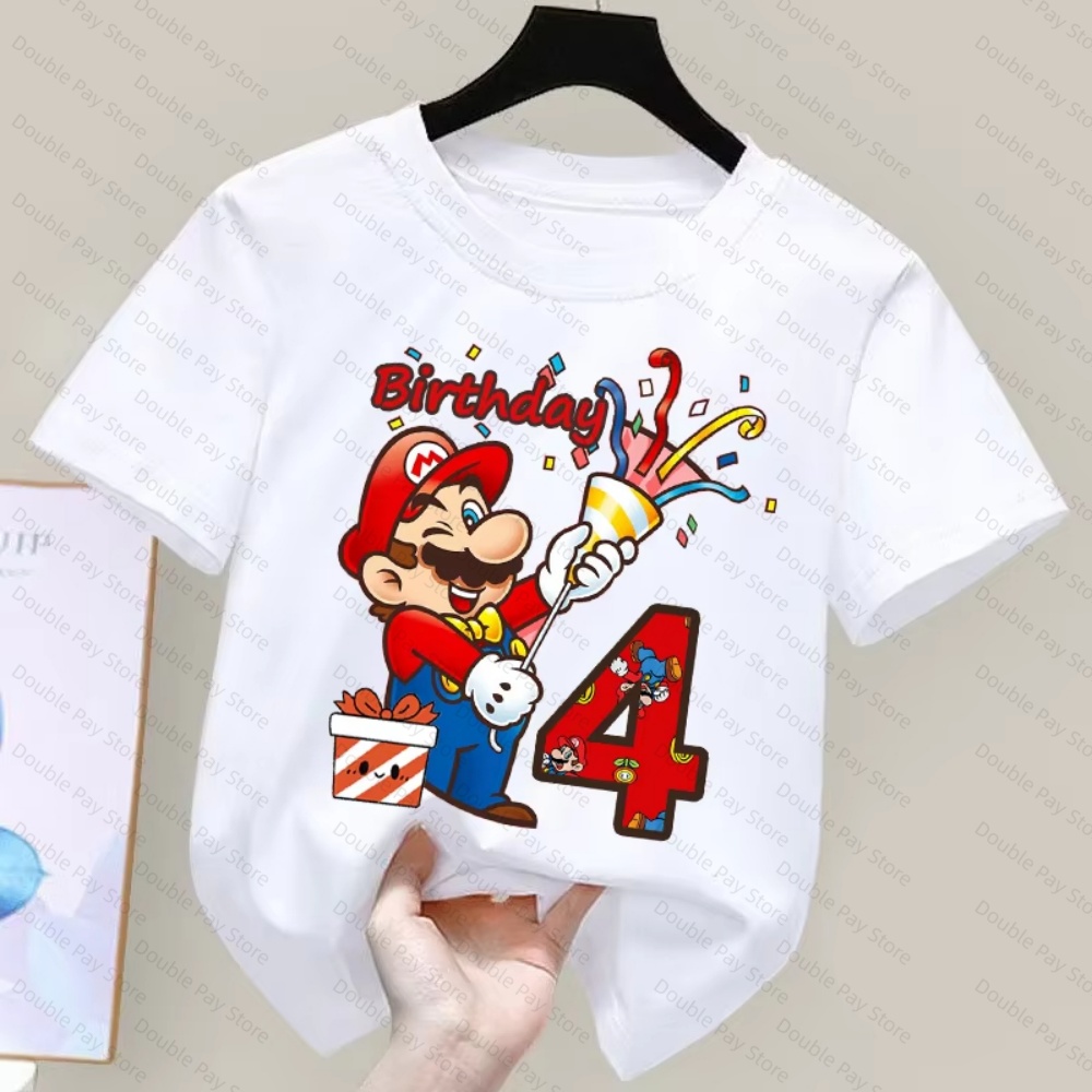 Kinder-Cartoon-Mario-Geburtsta – Summer Clothing Japan Bewertung und Preis
