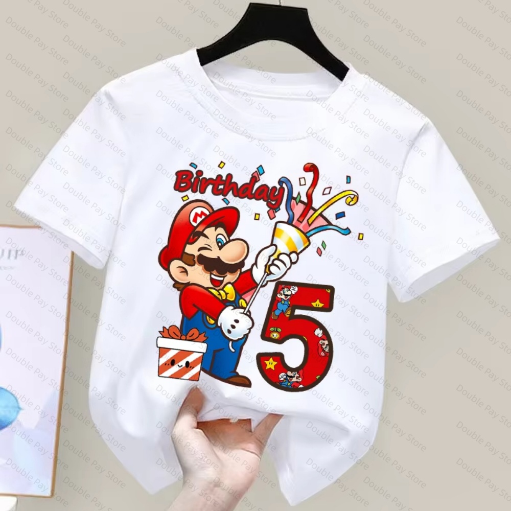 Kinder-Cartoon-Mario-Geburtsta – Summer Clothing Japan Bewertung und Preis
