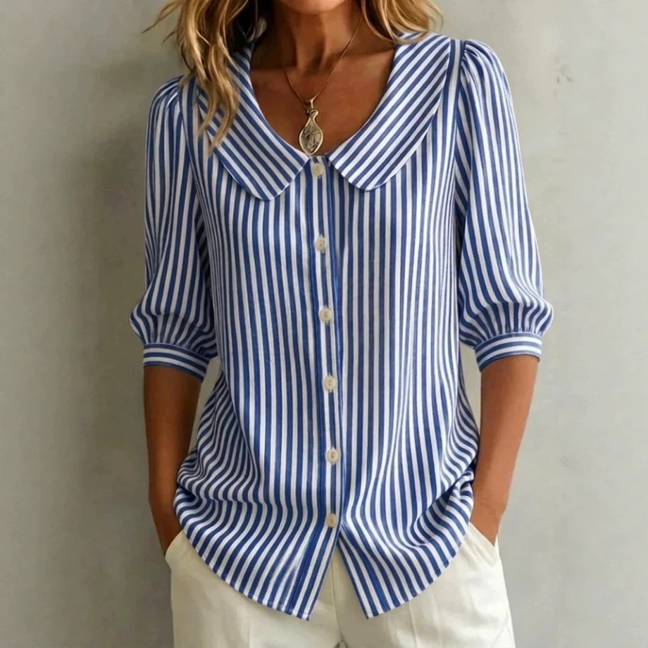 Damenbluse mit kurzen Ärmeln,  – Crop Blouse Linen Bewertung und Preis