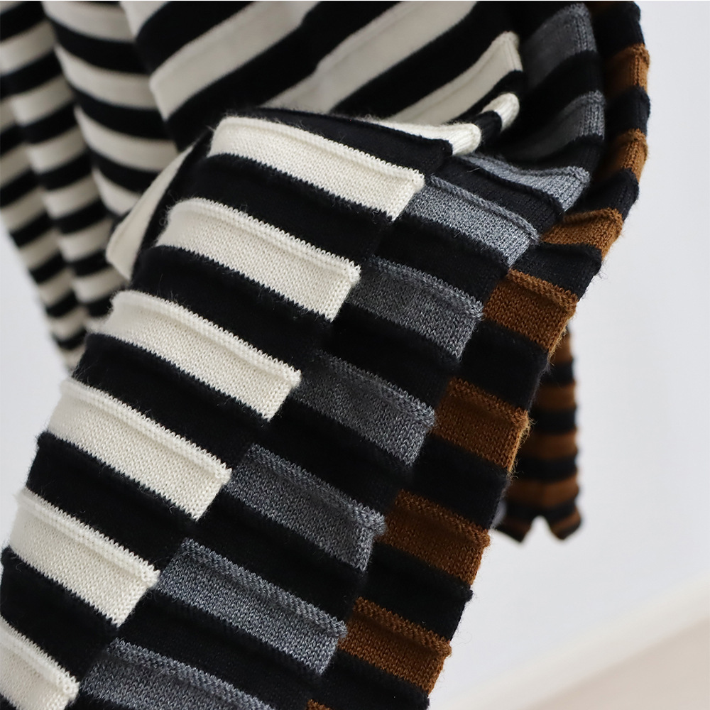 Gestreifter Strickpullover mit – Summer Clothing Yarn Bewertung und Preis