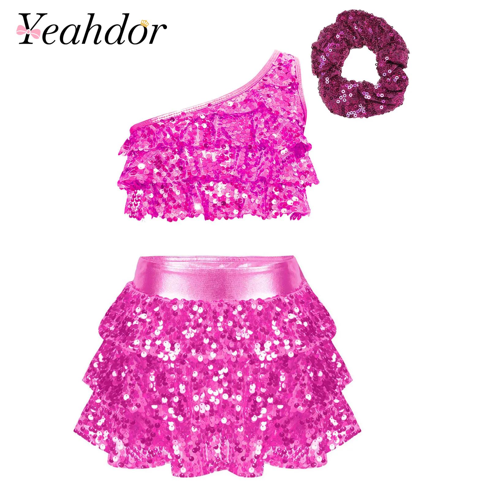 Kinder Mädchen Glänzende Paill – Summer Clothing Girls Bewertung und Preis