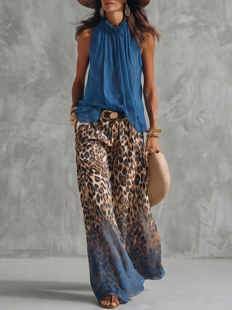 Yeezzi Damen Mode Farbverlauf  – Palazzo Pant Wide Bewertung und Preis