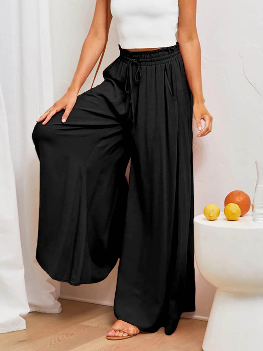 Damenhose mit hoher Taille und – Palazzo Pant Wide Bewertung und Preis